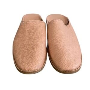 Pink Leather Moroccan Babouche women's‎ size 37, US 6.5